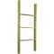 Ekena Millwork 19"W x 48"H x 3 1/2"D Vintage Farmhouse 3 Rung Ladder, Barnwood Decor Collection, Restoration Green DECR019X048X04LDRGR - alternate 1